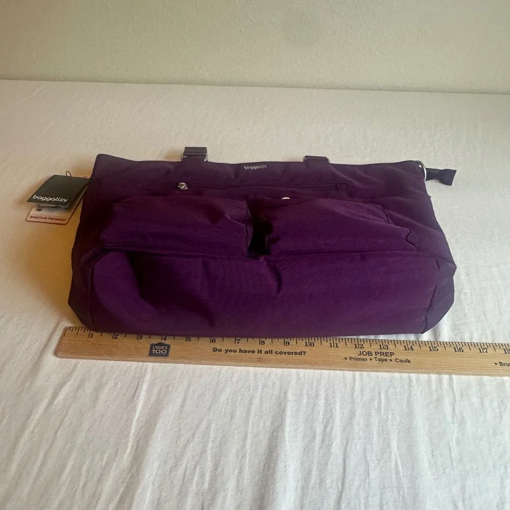 Baggallini Any Day Laptop Tote Purple RFID‎ Water-Resistant Fits 15in MPN NWT